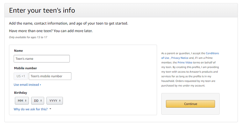 Amazon Prime Account