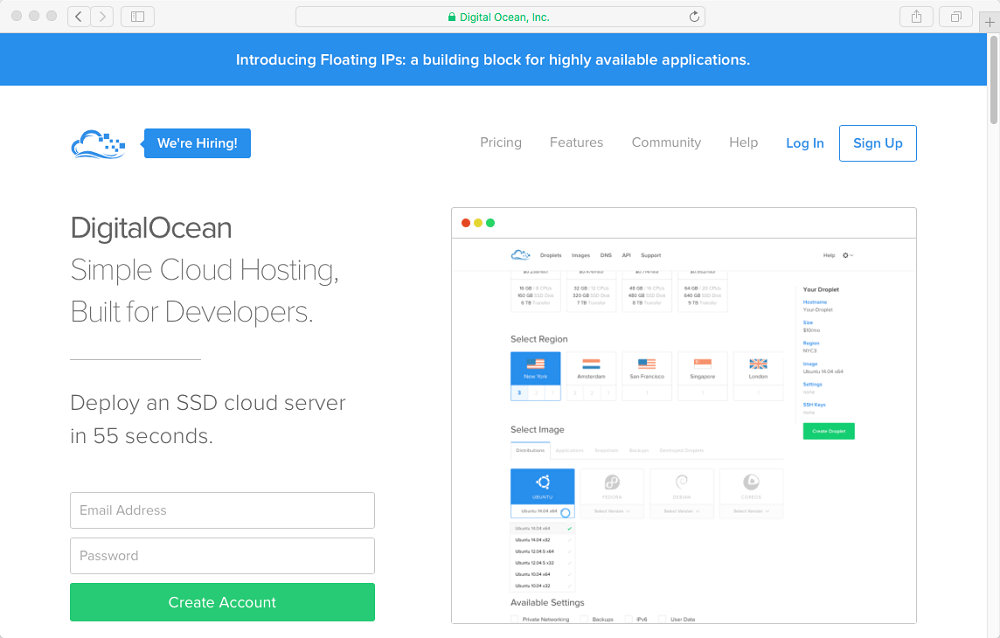 Buy Digitalocean Account